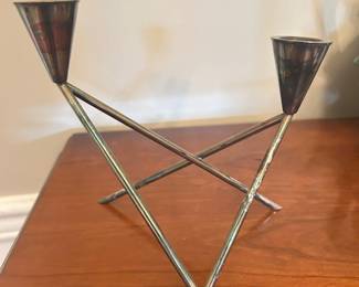 Mid Century Modern Candle Holder 