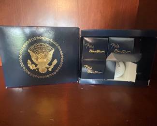 Presidential Golf Balls associated with former U.S. president Bill Clinton 