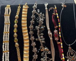 Costume jewelry bracelets 