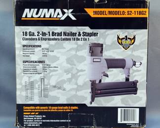 NuMax 18 Ga. 2-in-1 Brad Nailer & Stapler