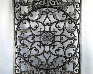 Metal Door Mat And Hanging Birdbath