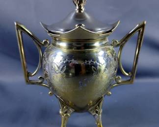 Rogers- Smith & Co. Silver Plated Tea Set With Tray