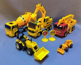 Toy Construction Vehicle Set