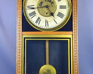Sessions Clock Co. Regulator E Wall Clock