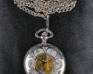 Kansas City Railroad Pocket Watch with Chain and Certificate