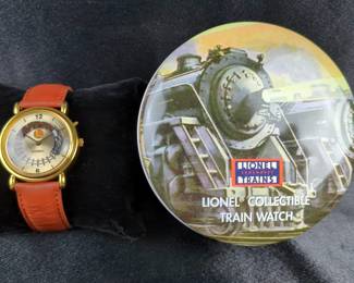 Lionel Collectible Train Watch with Tin