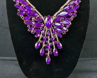 Costume Jewelry Necklace and Earring Set