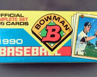 Topps Bowman Baseball Card Factory Sealed Sets 1989-1991