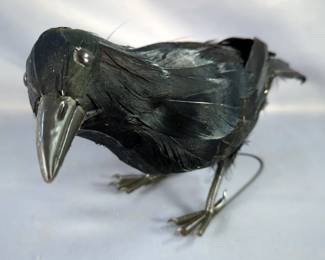 Decorative Crow Statues, Qty. 5