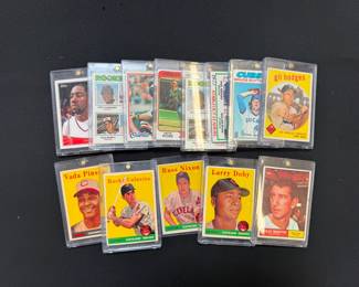 Vintage Sports Cards Billy Martin, Larry Doby, Russ Nixon, Rocky Colavito and More