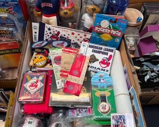 Cleveland Indians Tickets, Baseballs and Collectibles