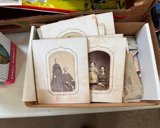 Vintage Photos and Stamps