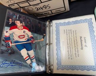 Signed Hockey Photo Album
