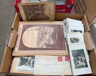 Vintage Postcards, Letters and Stamps