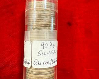 Roll Washington Silver Quarters