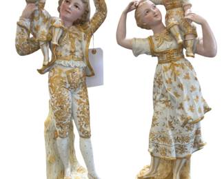 French Parisian Porcelain Figurines