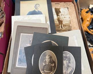Vintage Black and White Photos and Cabinet Cards