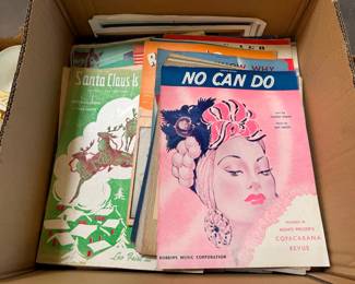 Vintage Sheet Music