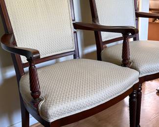 Pair of Louis XVI style chairs