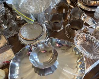 Lots of silverplate serving pieces