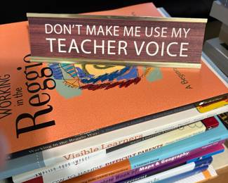 Lots of teaching books and reference materials