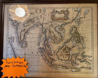 Rare antique map of SE Asia 