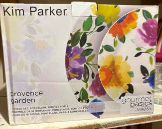 Mikasa dishware in box 