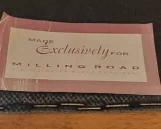 Tag on Empire Style Dining Chairs
