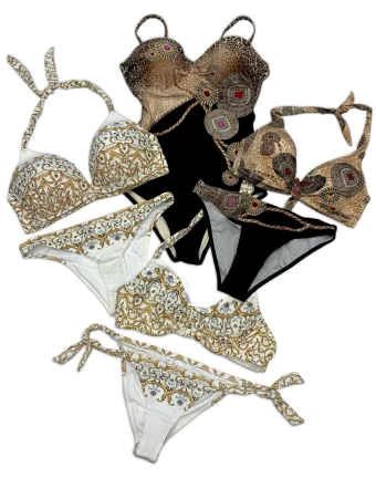 001 Magistral Swimsuits Bikinis with Swarovski Crystal Accents NEW