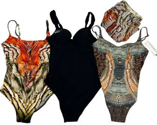004 Aubade Maryan Mehlhorn Swimsuits w Matching CoverUp NEW