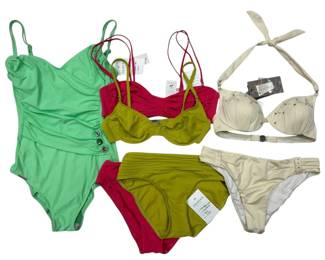Four Maryan Mehlhorn Magistral Swimsuits One w Swarovski Elements NEW