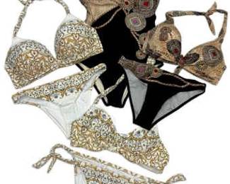 001 Magistral Swimsuits Bikinis with Swarovski Crystal Accents NEW