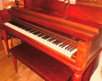 Kimbell upright piano and bench