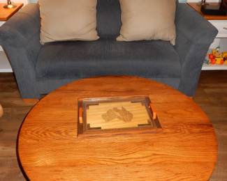 oak low-boy coffee table