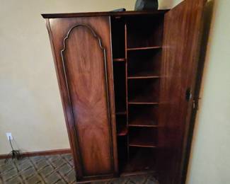 Armoire (hole cut in back where a TV was)