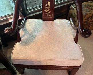 Solid Teakwood with Mother of Pearl inlaid Ming Chairs