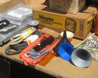New car polishers & buffers, Calif. Car covers, car detailing & maintenance supplies, new grease guns.
