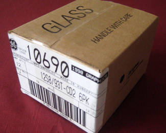 General Electric 10690 12-Watt Appliance Light Bulbs. Brand new in 29 boxes, 12 bulbs per box.