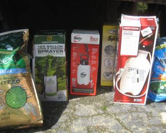 New garden sprayers, grass seeds and much more...
