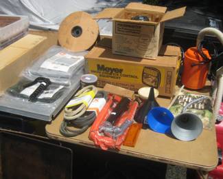 New grease guns and misc. Automotive tools and supplies.