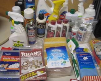 Misc. cleaning supplies.