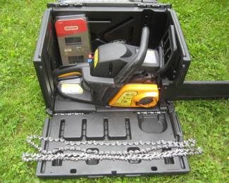 22” Poulan Pro Chainsaw with extra chines.