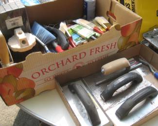 Painting tools & brushes.