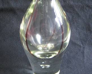 14" Oceana glass vase.