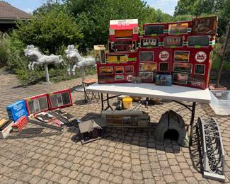 Lehmann L.G. B. The Big Train - Multiply Cars, Tracks, Bridge, Houses - Complete set that would be installed every year