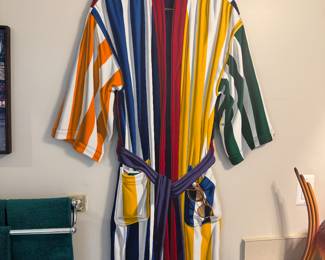 Otto Duecker 1948 Born America - Realistic Wood/Painted Robe Hanging 32" X 57" High