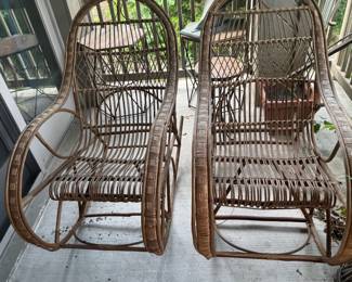 Vintage Rockers w/ Matching Chairs