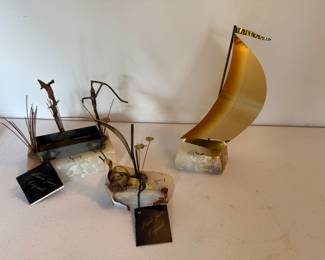 Metal on Stone Sculptures : Mario Jason Originals & DeMott