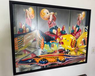 Cesar Santander 1998 Oil on Canvas "Serenade" size: 40" X 30"
