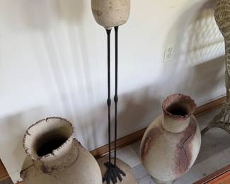 Todd Warner - Michigan Artist - Ann Arbor Fair - Bird Pair of Ceramic Vases